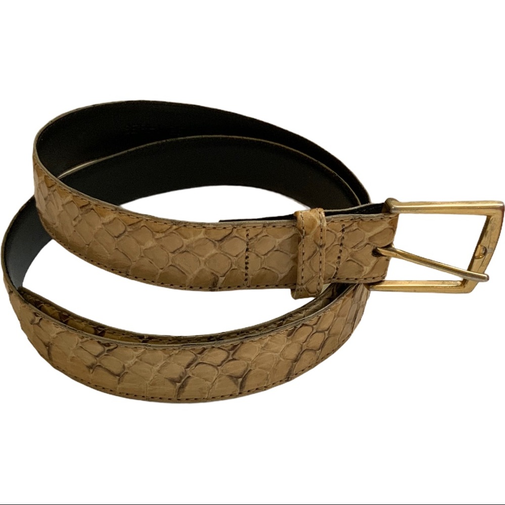 Vintage Genuine Serpi Snake skin Belt 32 S/M